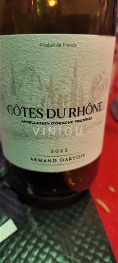 Vale do Ródano Côtes-do-Ródano Armand Dartois 2023