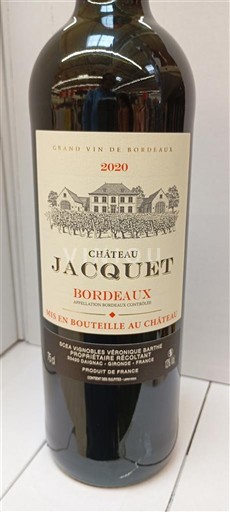 Bordeaux Château Jacquet 2020