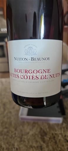 Borgoña No especificado Nuiton-Beaunoy 2023