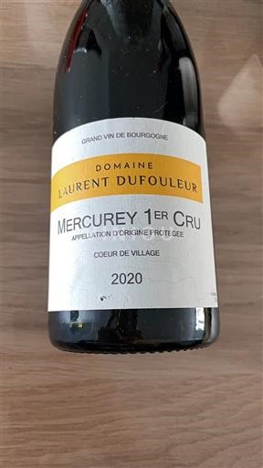 Burgundija Mercurey Premier Cru Domaine Laurent Dufouleur Coeur de Village 2020