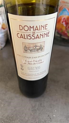 Provence Coteaux de Aix-en-Provence Domaine Calissanne Vieilles en Fûts de Chêne 2022