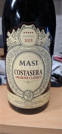 Véneto No especificado Masi Costasera 2015