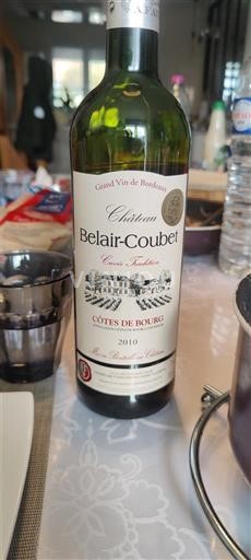 Bordeaux Côtes-de-bourg Château Belair-Coubet Tradition 2010