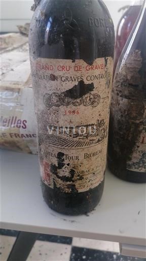 Bordeaux Graves Château Tour Biochet 1986