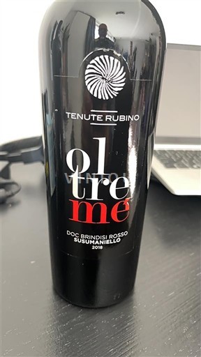 Apulia Wines Unspecified Tenute Rubino Oltremé 2018