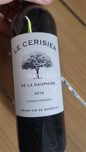 Bordeaux Canon-Fronsac Château La Dauphine Le Cerisier 2016