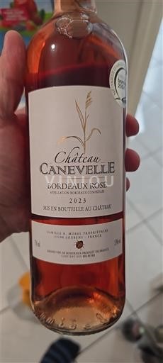 Bordeaux Bordeaux hồng Château Canevelle 2023