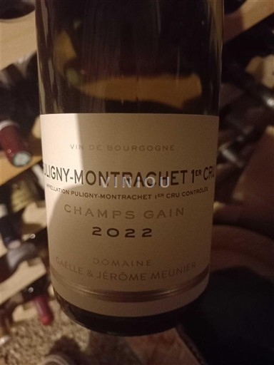 Bourgondië Puligny-Montrachet Premier Cru Domaine Gaëlle & Jérôme Meunier Champs Gain 2022