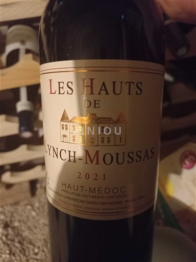 Bordeaux Haut-Médoc Lynch-Moussas Les Hauts de Lynch-Moussas 2021