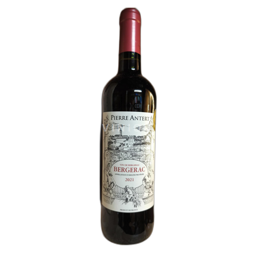 Vin Rouge sec Pierre Antert 2021 France Sud-Ouest Bergerac AOC
