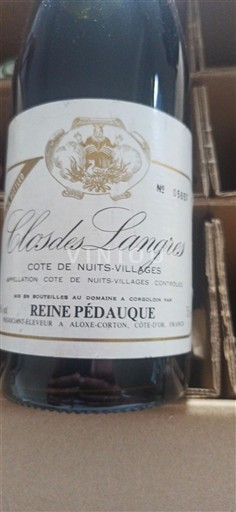 Burgundy Côte de Nuits Villages Reine Pédauque Clos des Langres 1988