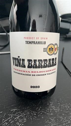 Valencijska skupnost Valencija Viña Barbara Vendimia Seleccionada 2023