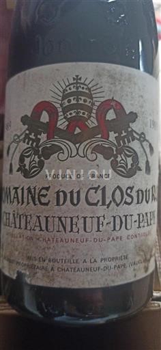 Thung lũng Rhône Châteauneuf-du-pape Domaine Clos du Roi 1989
