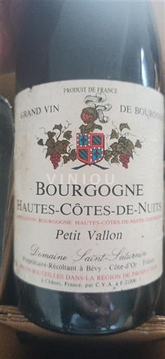 Bourgogne Hautes Côtes de Nuits Domaine Saint-Salvière Petit Vallon 1991