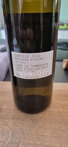 Valais Không được chỉ định Cave le Tambourin Subtile 2022