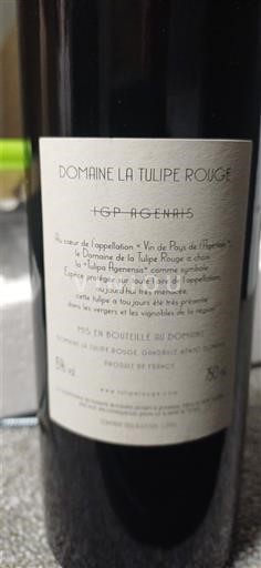 Aquitaine và Charentes Agenais Domaine La Tulipe Rouge 2019