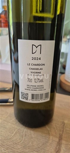 Vaud Chablais AOC Delphine Morel Le Chardon Chasselas 2024