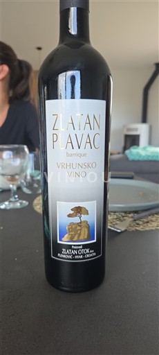 Dalmatia Không được chỉ định Zlatan Otok Zlatan Plavac Barrique Không niên vụ