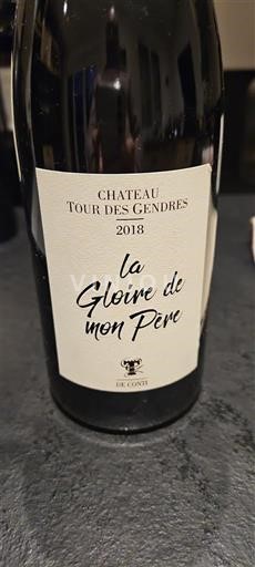 Sud-Vest Bergerac Château Tour des Gendres La Gloire de mon Père 2018