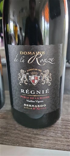 Beaujolais Régnié Domaine La Ronze Perle de la Ronze Vieilles Vignes 2021