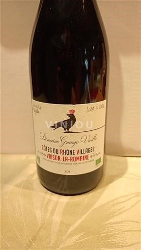 Thung lũng Rhône Không được chỉ định Domaine Grange Vieille 2014