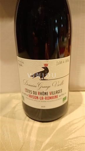 Thung lũng Rhône Côtes-du-rhône-villages Domaine Grange Vieille L'Oiseau de Sartia 2024