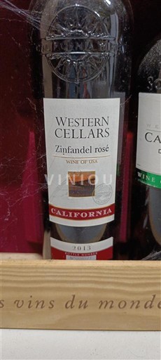 California AVAs Unspecified Western Cellars Zinfandel Rosé 2013