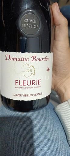 Beaujolais Fleurie Domaine Bourdon Prestige Vieilles Vignes 2015
