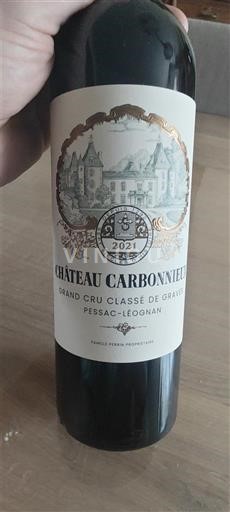 Bordeaux Pessac-Léognan Grand Cru Classé de Graves Château Carbonnieux 2021