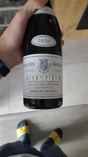 Burgundi Määrittelemätön Premier Cru Domaine Thénard Clos Saint-Pierre Monopole 2020