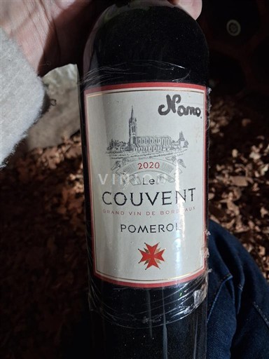 Bordeaux Pomerol Le Couvent 2020