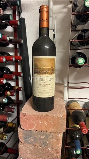Bordeaux Margaux Château Paveil de Luze 2002