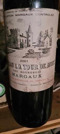 Bordeaux Margaux Château La Tour de Mons 2001