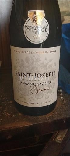 Vallée du Rhône Saint-Joseph Serine La Mandragore 2020