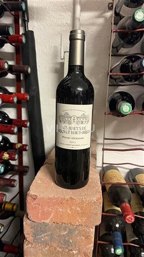 Bordeaux Pessac-Léognan Les Hauts de Larrivet Haut-Brion 2012