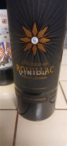 Bordeaux Pessac-Léognan Château Rouillac La Décennie 2020