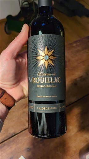 Bordeaux Pessac-Léognan Château Rouillac La Décennie 2020