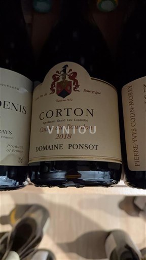 Burgundija Corton Grand Cru Domaine Ponsot du Bourdon 2018