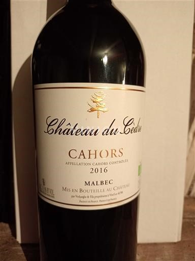 Sydvestfrankrig Cahors Château Cèdre 2016