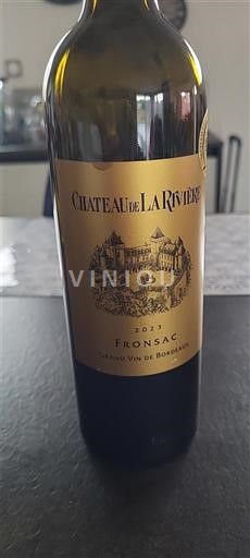 Bordeaux Fronsac Château La Rivière 2022