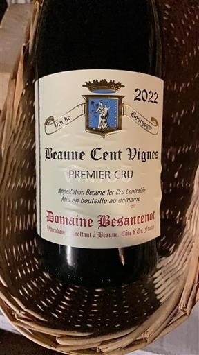 Bourgogne Beaune Premier Cru Domaine Besancenot Beaune Cent Vignes 2022
