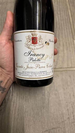 Burgundija Irancy Vicomte Jean-Pierre Colnard Palotte Neleten.