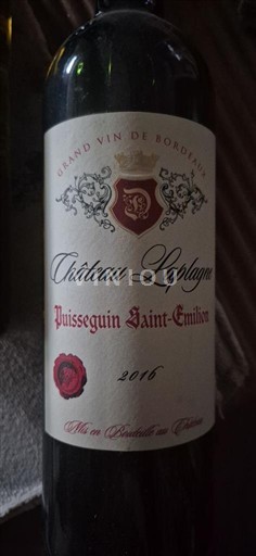 Bordeaux Puisseguin-saint-émilion Château Laplagne 2016