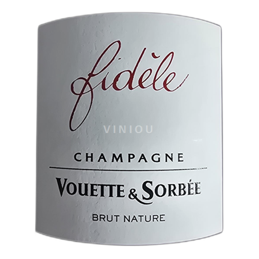 Champaña Champán Vouette & Sorbée Fidèle Sin añada