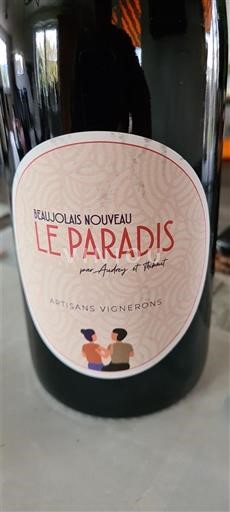 Beaujolais Beaujolais Nouveau Artisans Vignerons Le Paradis 2024