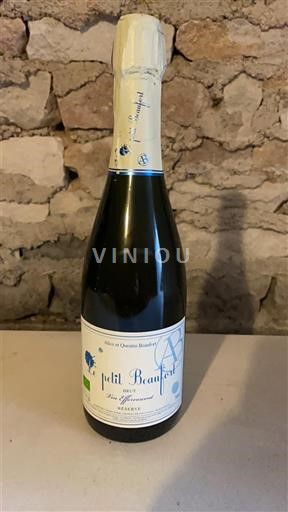 Burgundi Crémant de Bourgogne André et Quentin Beaufort Petit Beaufort Ei vuosikertaa