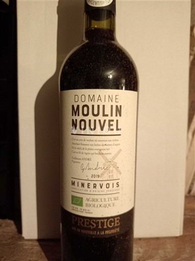Langvedok Minervois Domaine Moulin Nouvel Prestige 2019