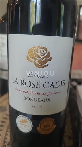 Bordeaux Château La Rose Gadis 2018