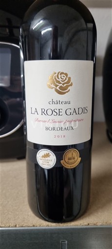 Bordeaux Château La Rose Gadis 2018