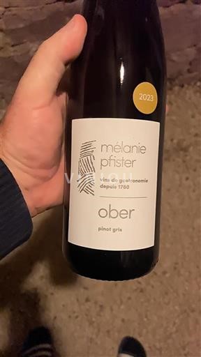 Alsace Pinot xám Mélanie Pfister Ober 2023